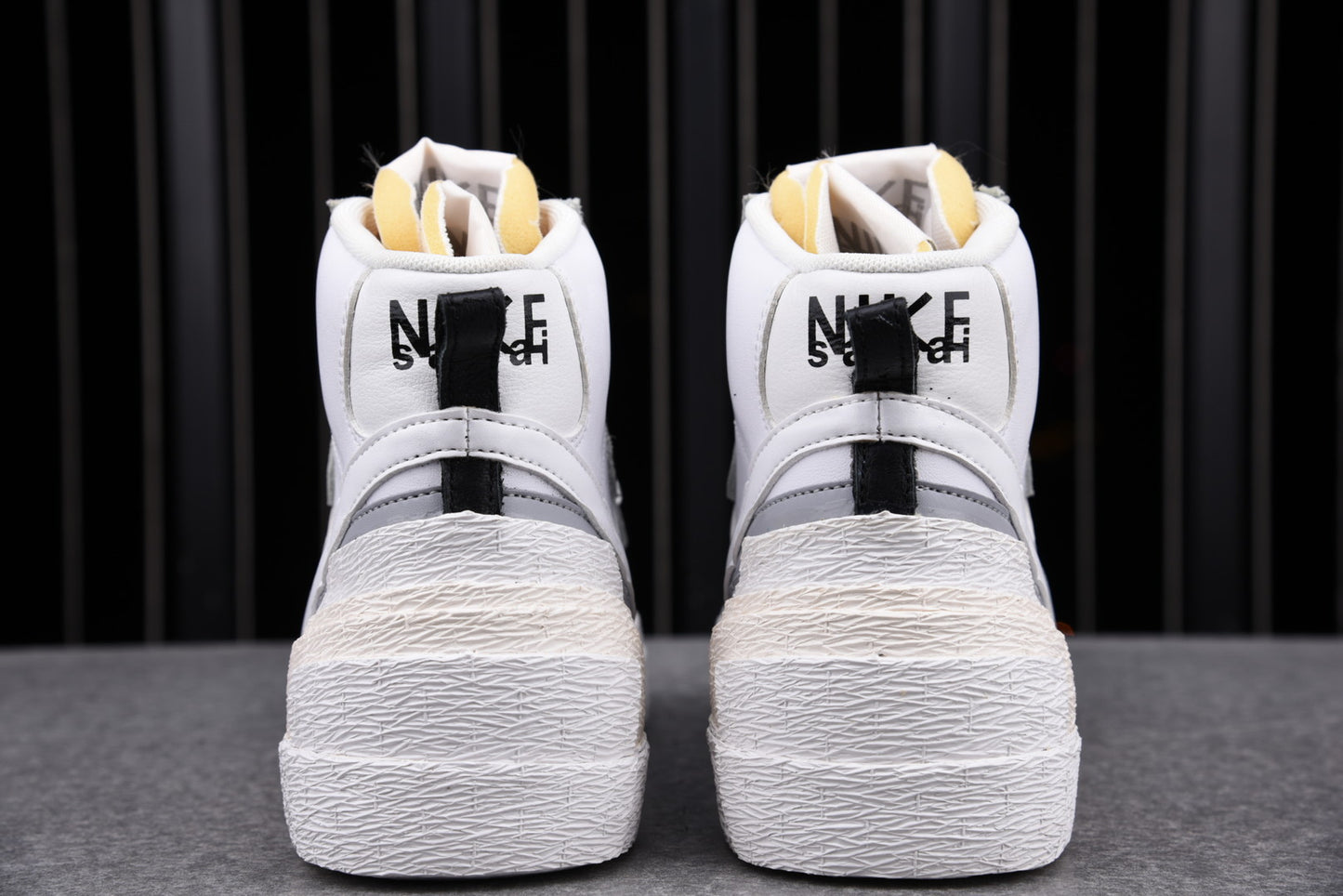 Sacai x Blzr Mid 'White Grey'