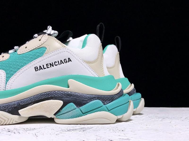 Triple S Sneaker "White Green"