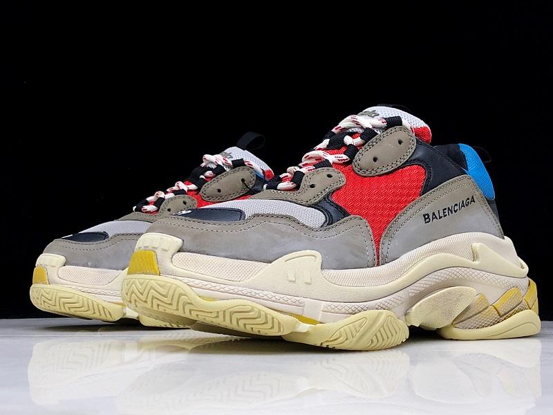 Triple S Sneaker "Blue Red"