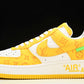 Louis Vuittоп x AF1 by Virgil Abloh 'Yellow White'