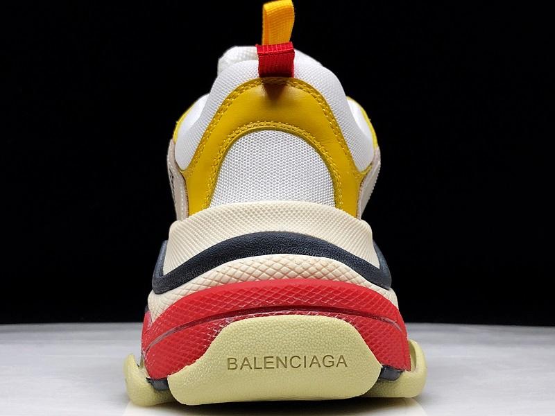 Triple S Sneaker "White Yellow"