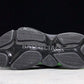 Triple S Sneaker "Black Green Clear Sole"