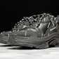 Triple S Sneaker "Allover Logo - Black"