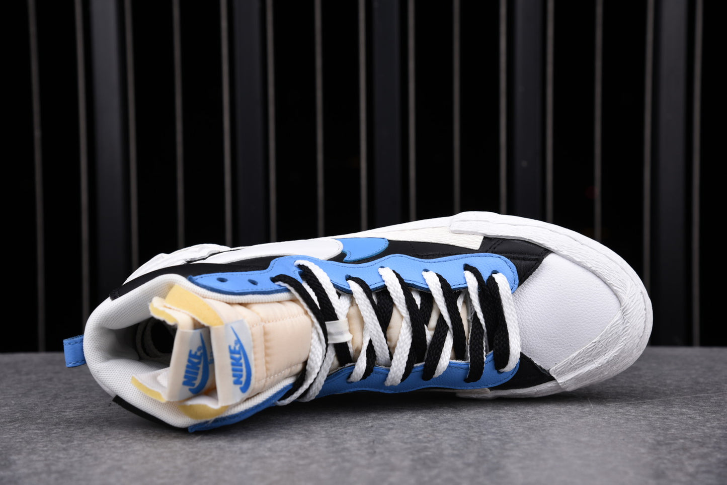 Sacai x Blzr Mid 'Black Blue'