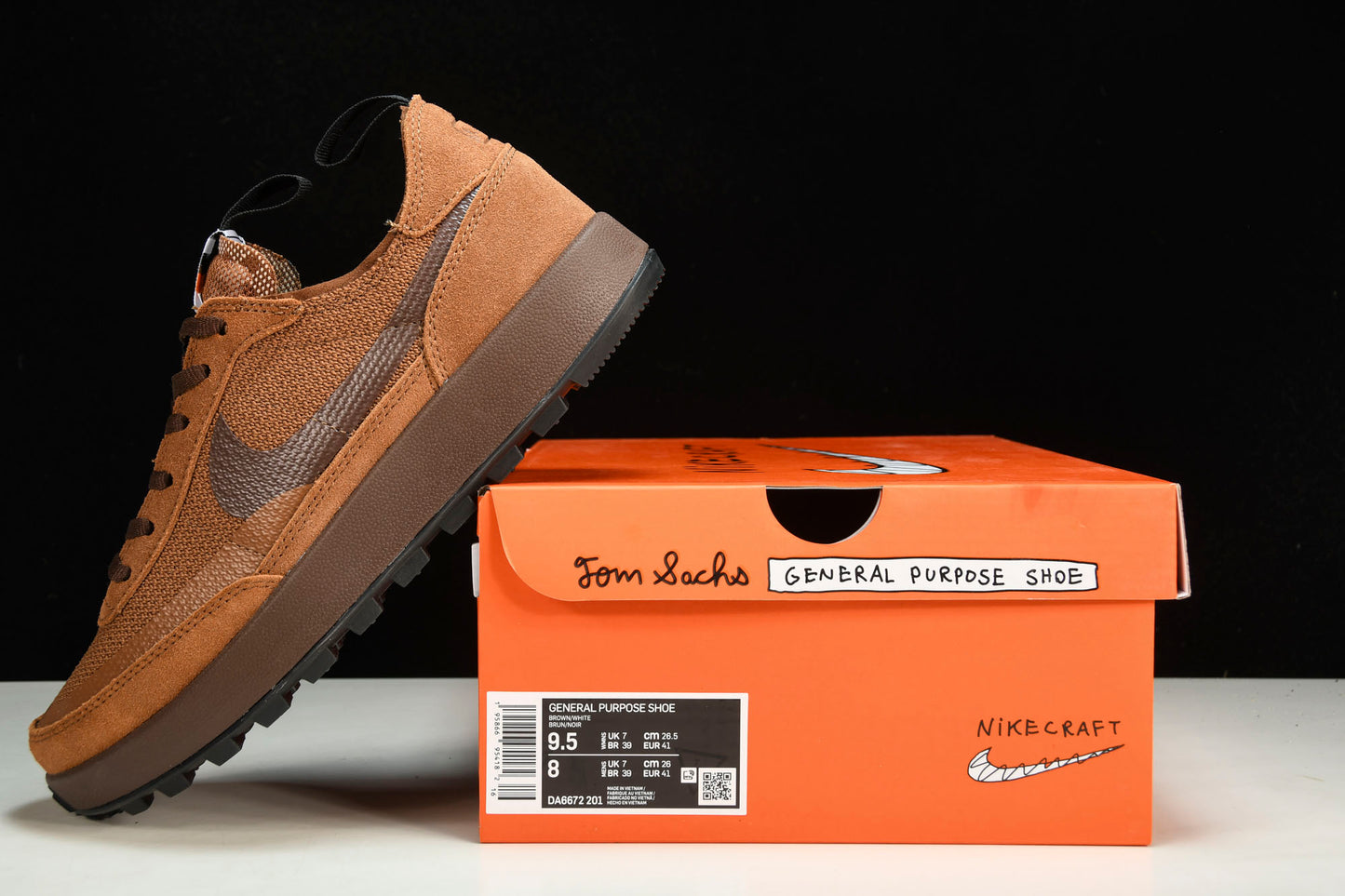 Tom Sachs x NkCrft 'General Purpose Shoe' Brown