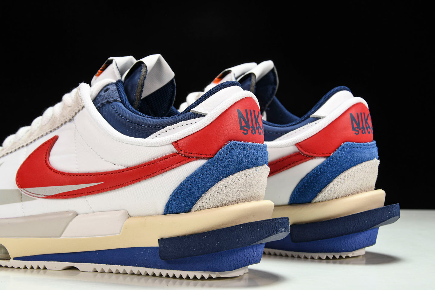 Cortez 4.0 x Sacai 'White University Red Blue'