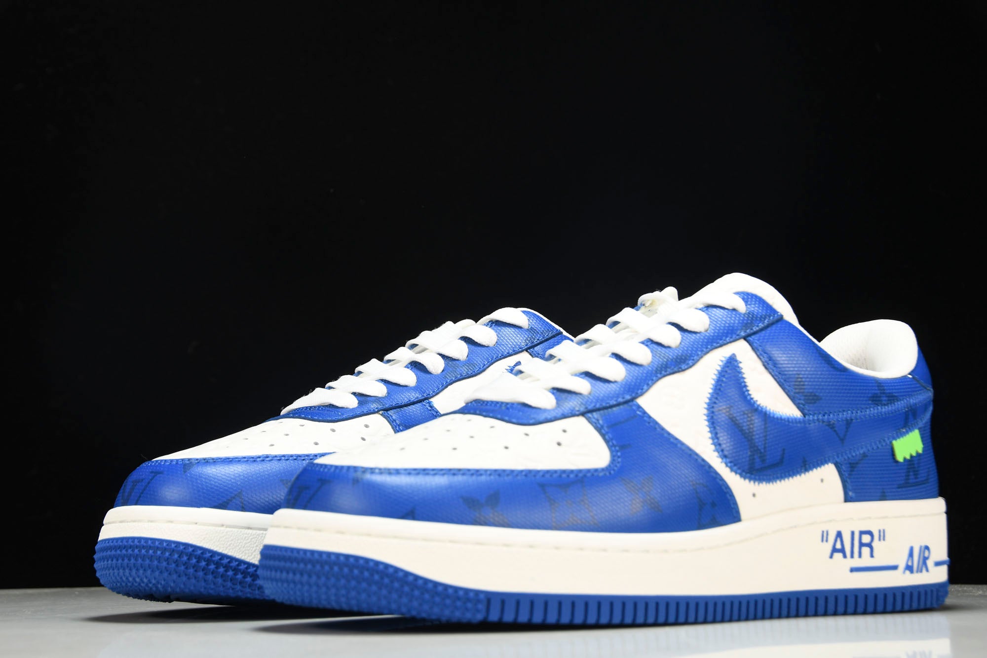 Louis Vuittоп x AF1 by Virgil Abloh 'White Blue' (With Special Case)