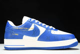 Louis Vuittоп x AF1 by Virgil Abloh 'Blue White'