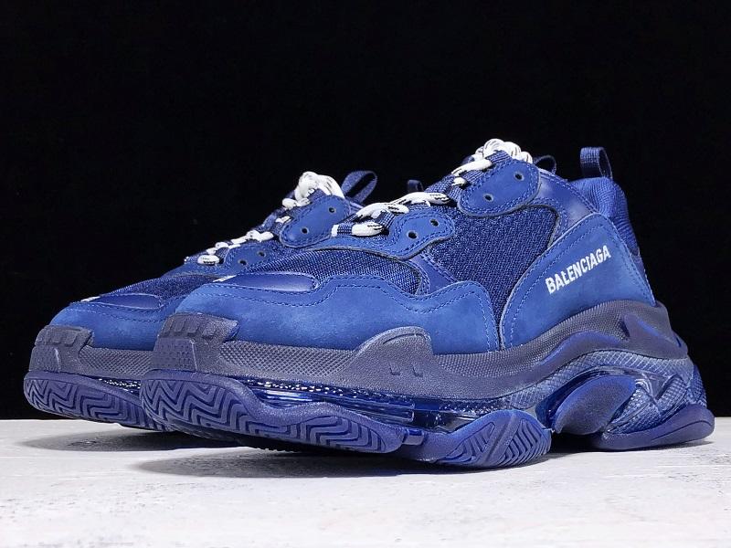 Triple S Sneaker "Navy Clear Sole"