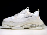 Triple S Sneaker "White Cream Clear Sole"