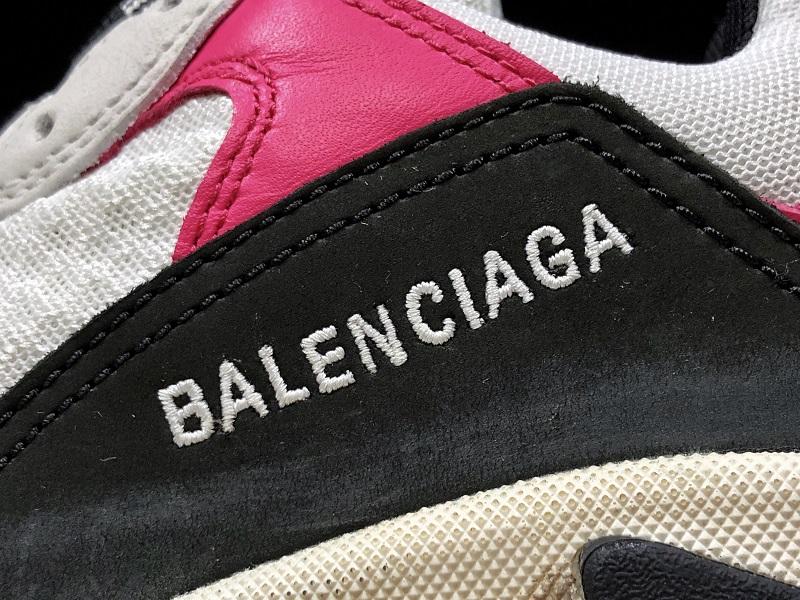Triple S Sneaker "Black White Pink"
