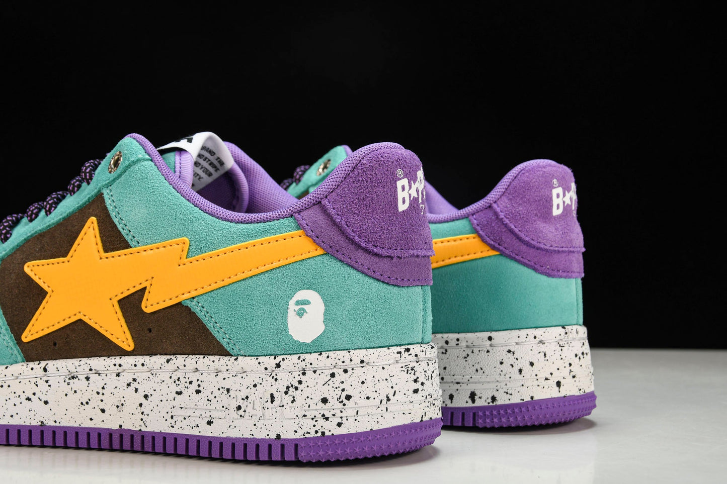 A Bathing Ape Bape Sta 'Brown Yellow'