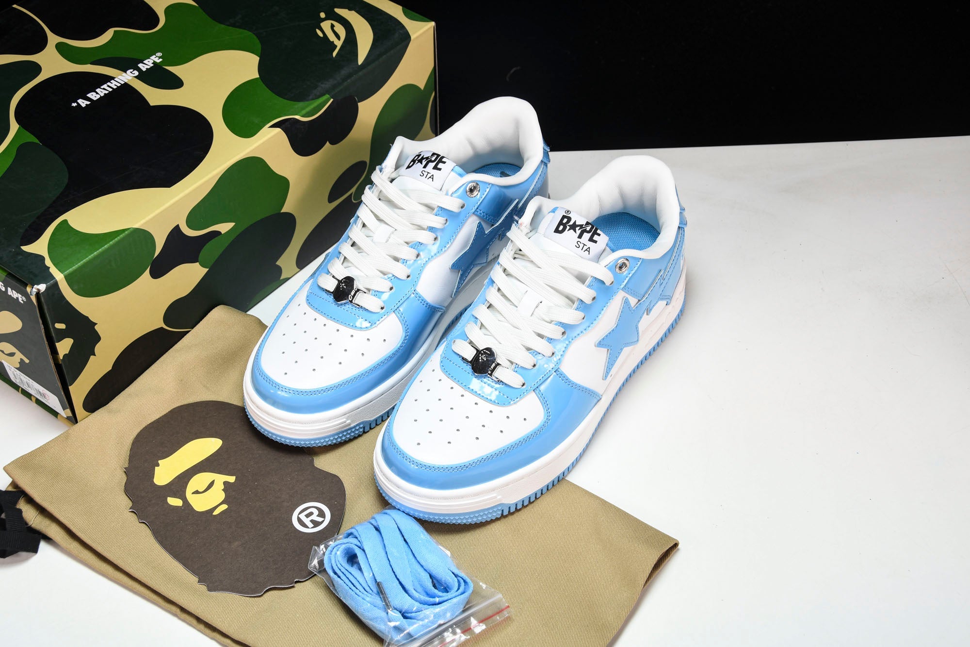 A Bathing Ape Bape Sta 'Blue/Sax' – Drip Locker UK
