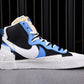 Sacai x Blzr Mid 'Black Blue'
