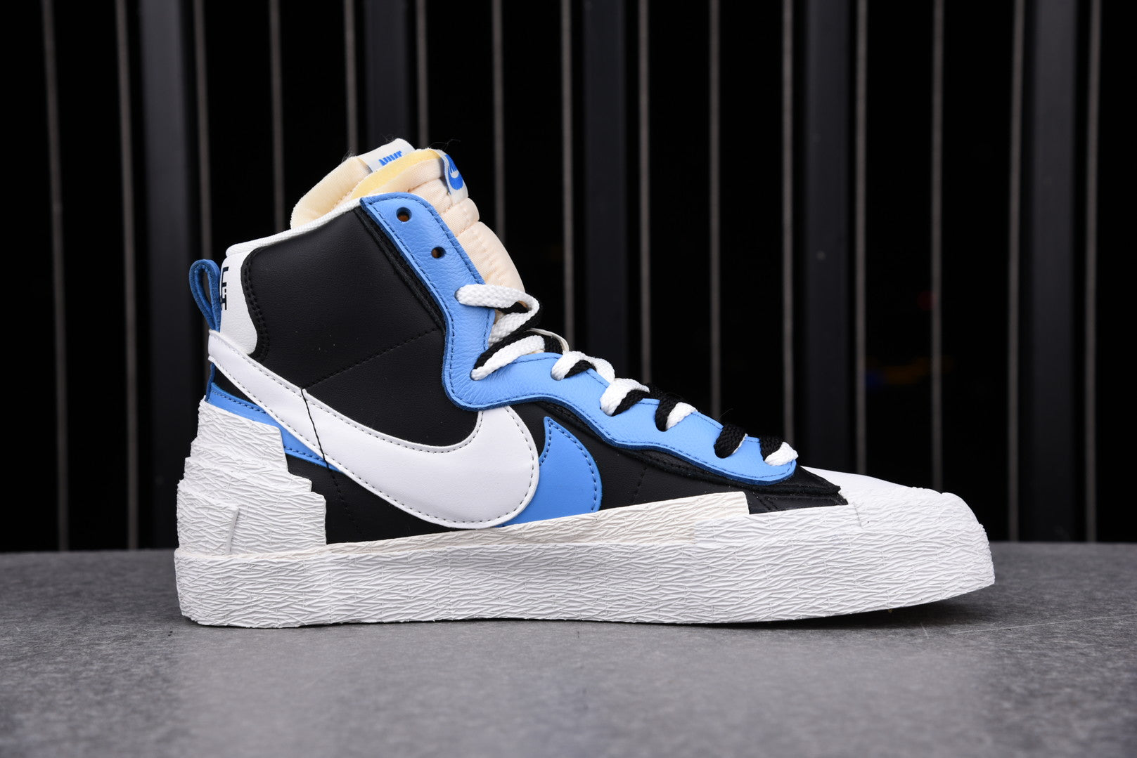 Sacai x Blzr Mid 'Black Blue'