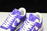 Louis Vuittоп x AF1 by Virgil Abloh 'Purple White'