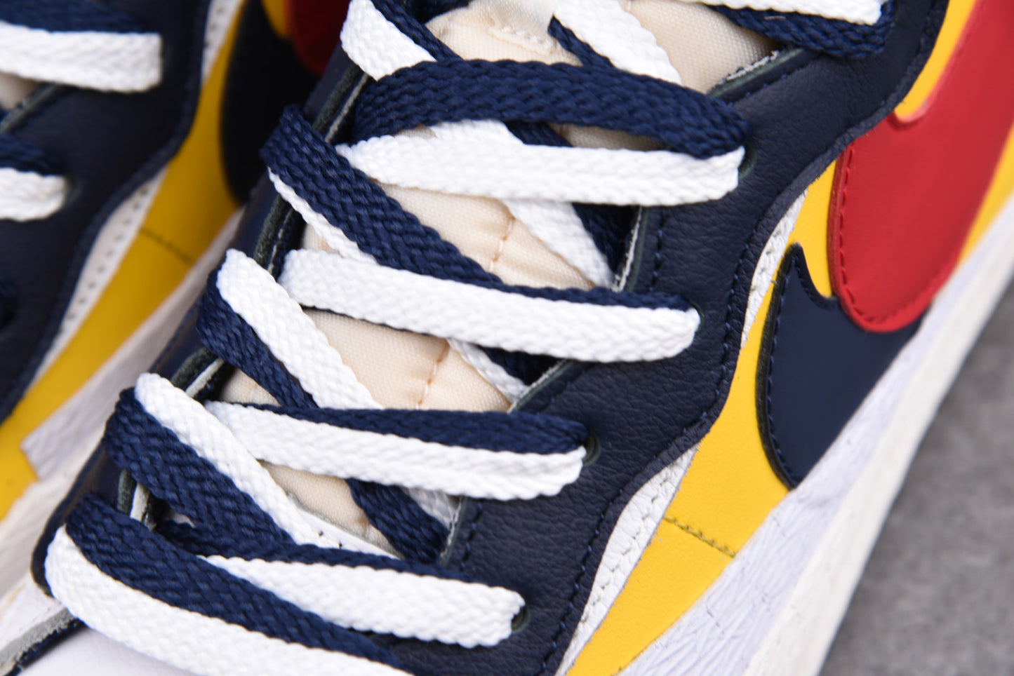 Sacai x Blzr Mid 'Maize Navy'