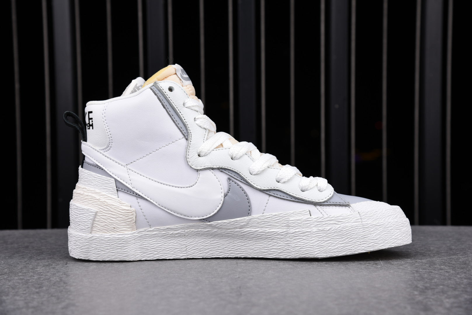 Sacai x Blzr Mid 'White Grey'