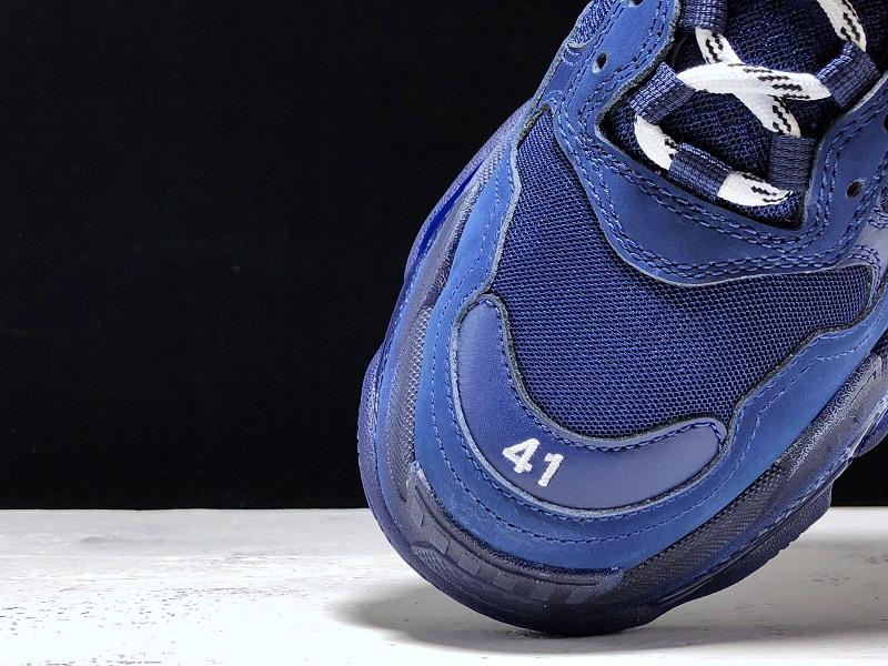 Triple S Sneaker "Navy Clear Sole"