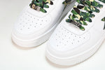 A Bathing Ape Bape Sta ‘White ABC Camo Green'