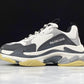 Triple S Sneaker "White Grey Black"