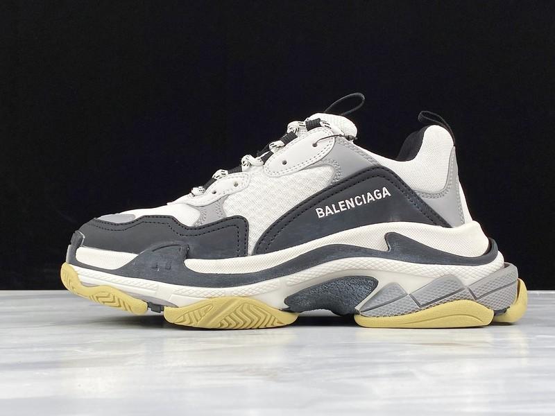 Triple S Sneaker "White Grey Black"