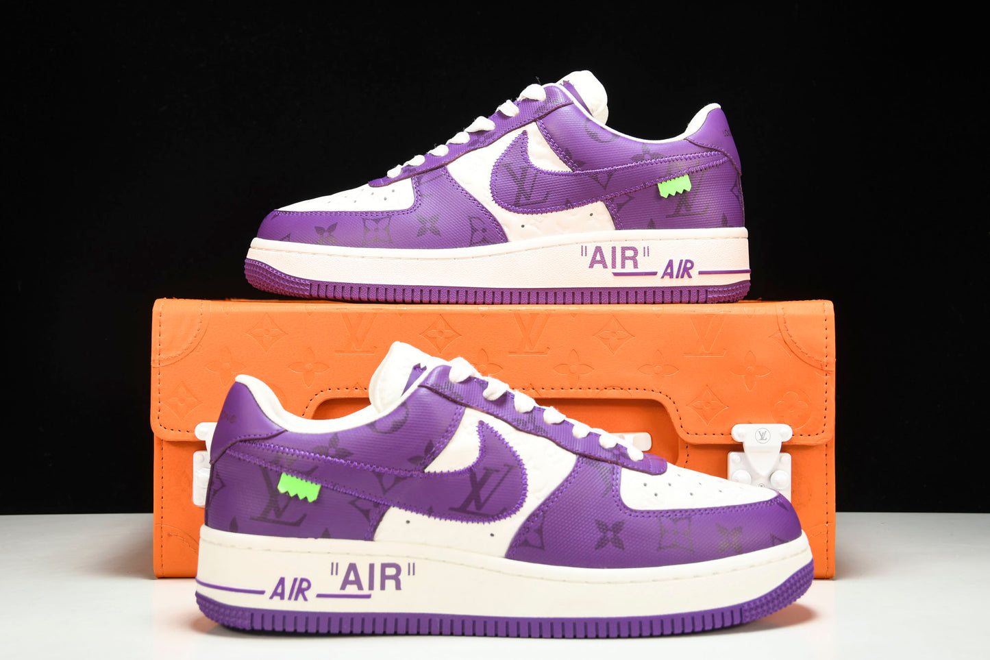 Louis Vuittоп x AF1 by Virgil Abloh 'Purple' (With Special Case)