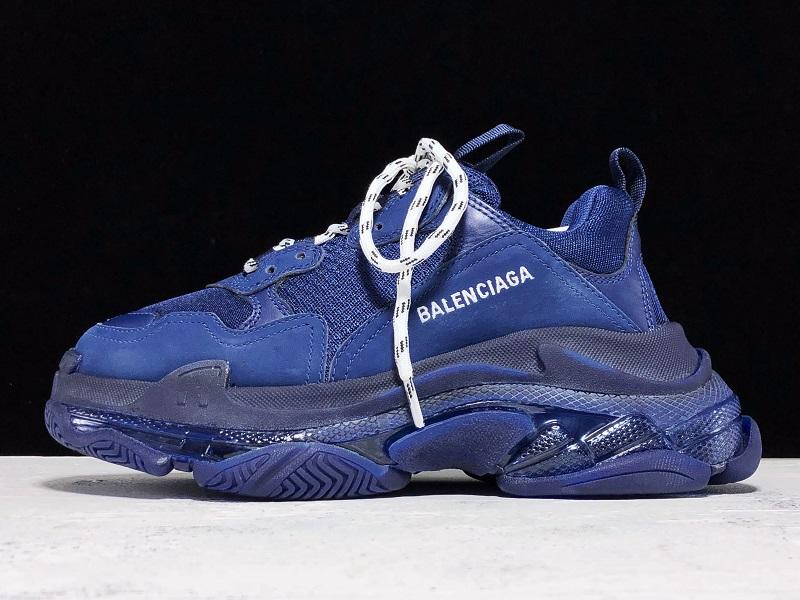 Triple S Sneaker "Navy Clear Sole"