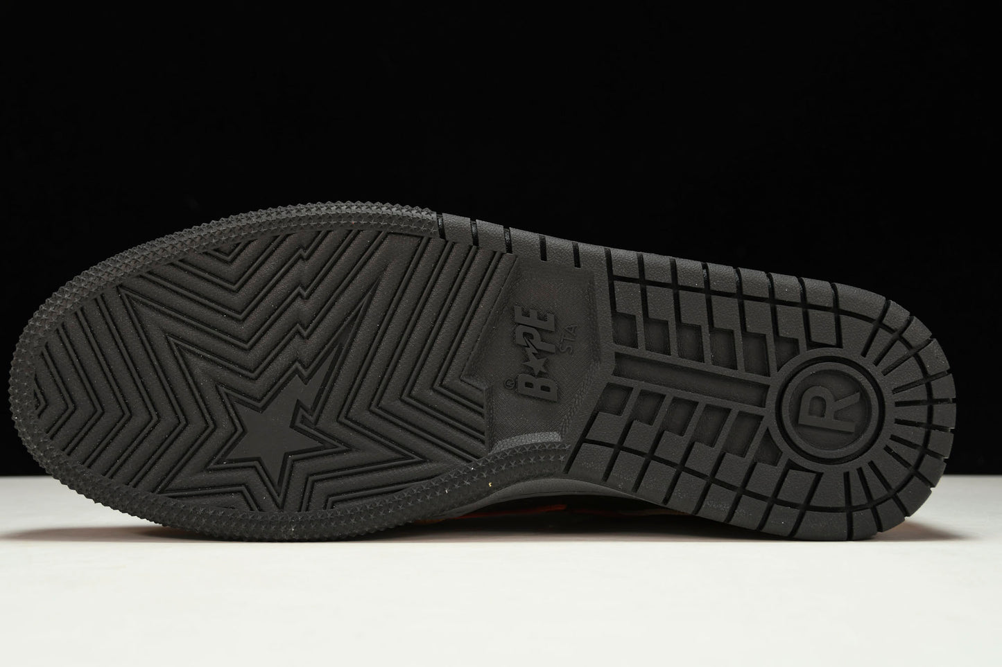 A Bathing Ape Bape SK8 Sta ‘Orange Black’
