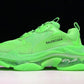 Triple S Sneaker "Fluo Green"