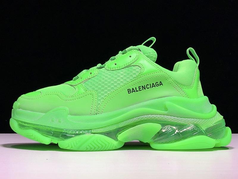 Triple S Sneaker "Fluo Green"