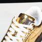 Louis Vuittоп x AF1 by Virgil Abloh 'Metallic Gold' (With Special Case)
