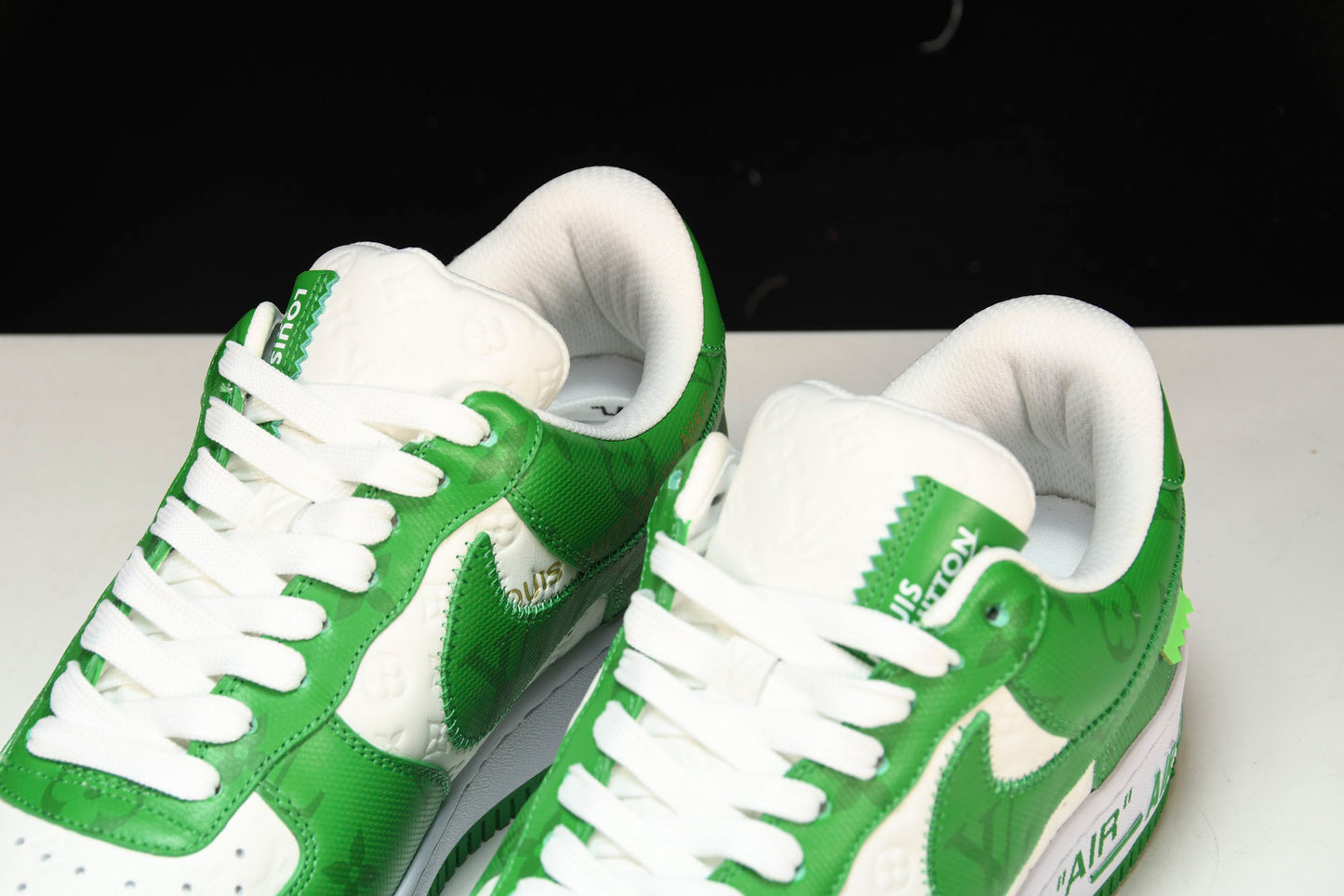 Louis Vuittоп x AF1 by Virgil Abloh 'Green' (With Special Case)