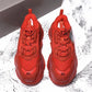 Triple S Sneaker "Red Clear Sole"