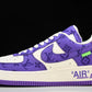 Louis Vuittоп x AF1 by Virgil Abloh 'Purple White'