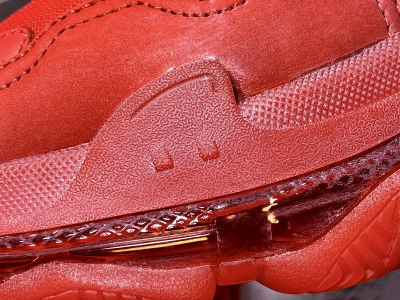 Triple S Sneaker "Red Clear Sole"