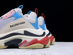 Triple S Sneaker "White Blue Pink"