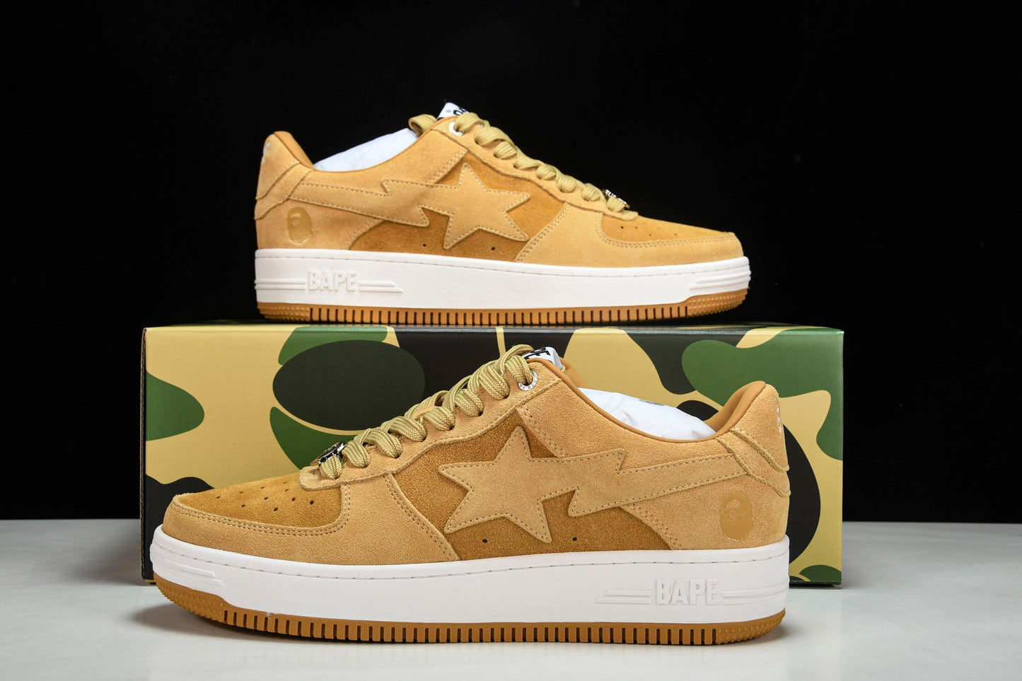 A Bathing Ape Bape Sta ‘Beige Seude'