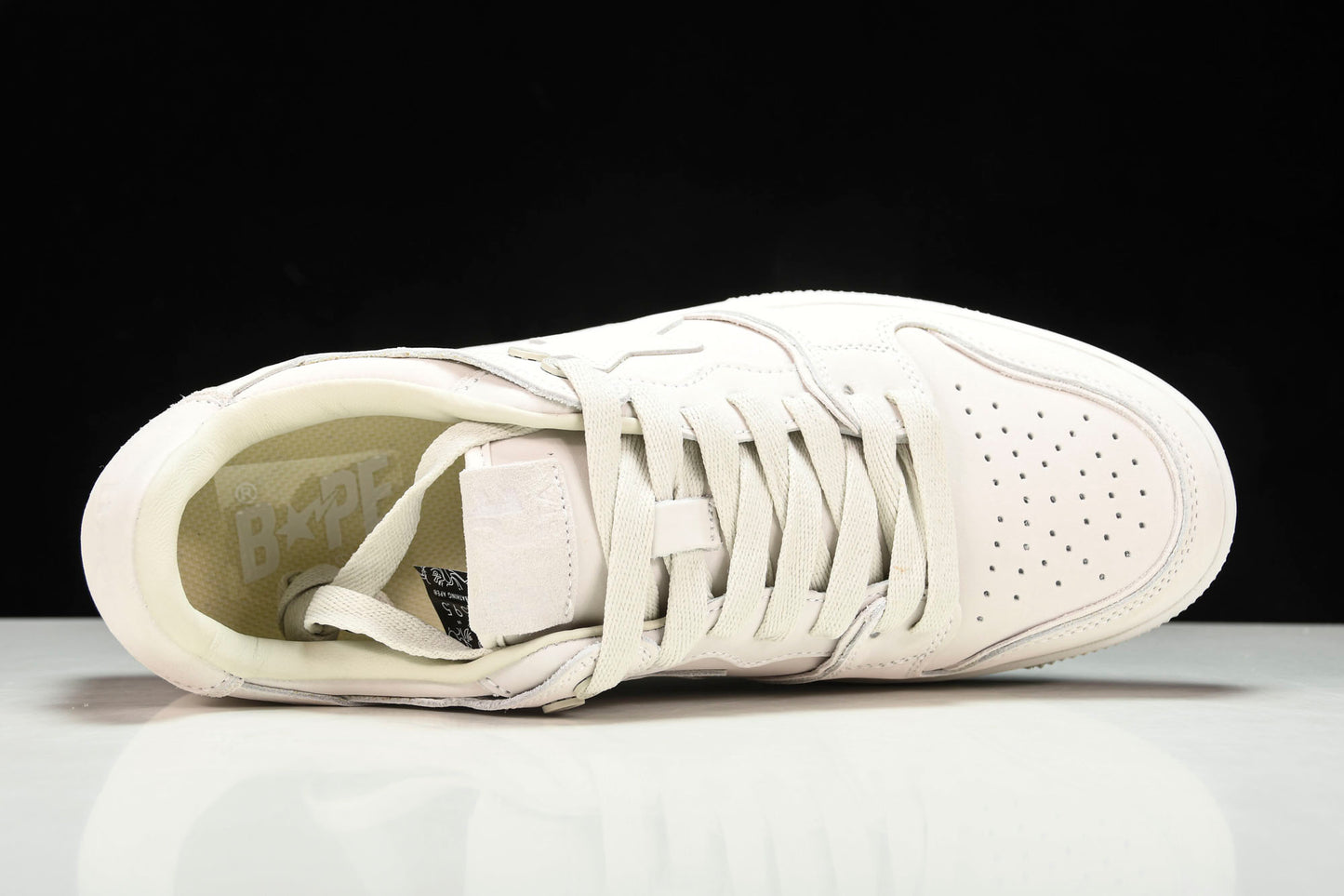 A Bathing Ape Bape SK8 Sta ‘Triple White’