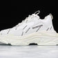 Triple S Sneaker "Allover Logo - White"