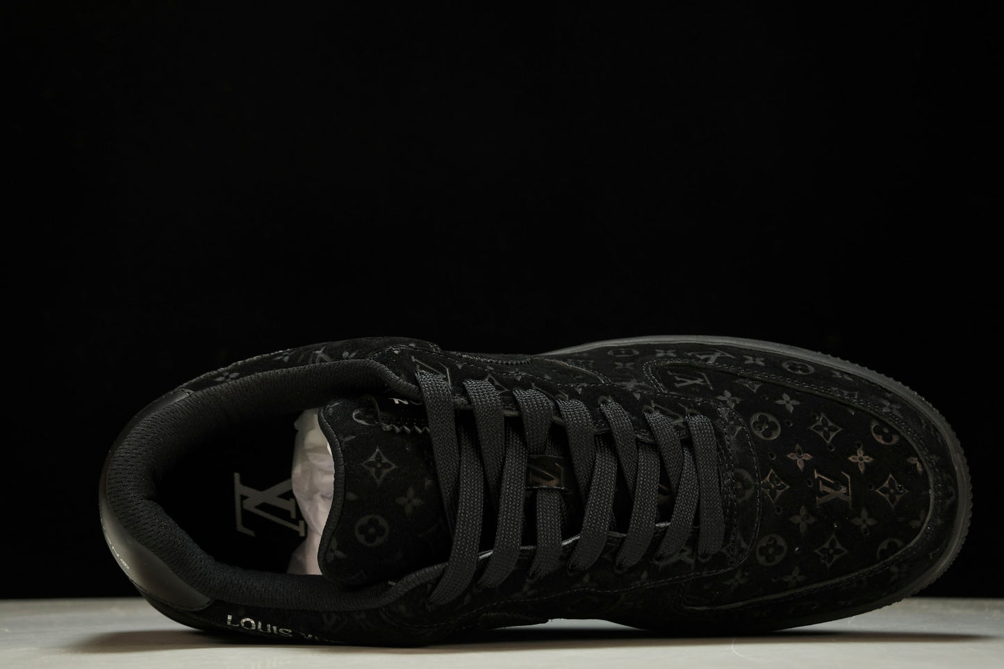 Louis Vuittоп x AF1 by Virgil Abloh 'Black' (With Special Case)
