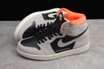 AJ1 Retro High Neutral Grey Hyper Crimson