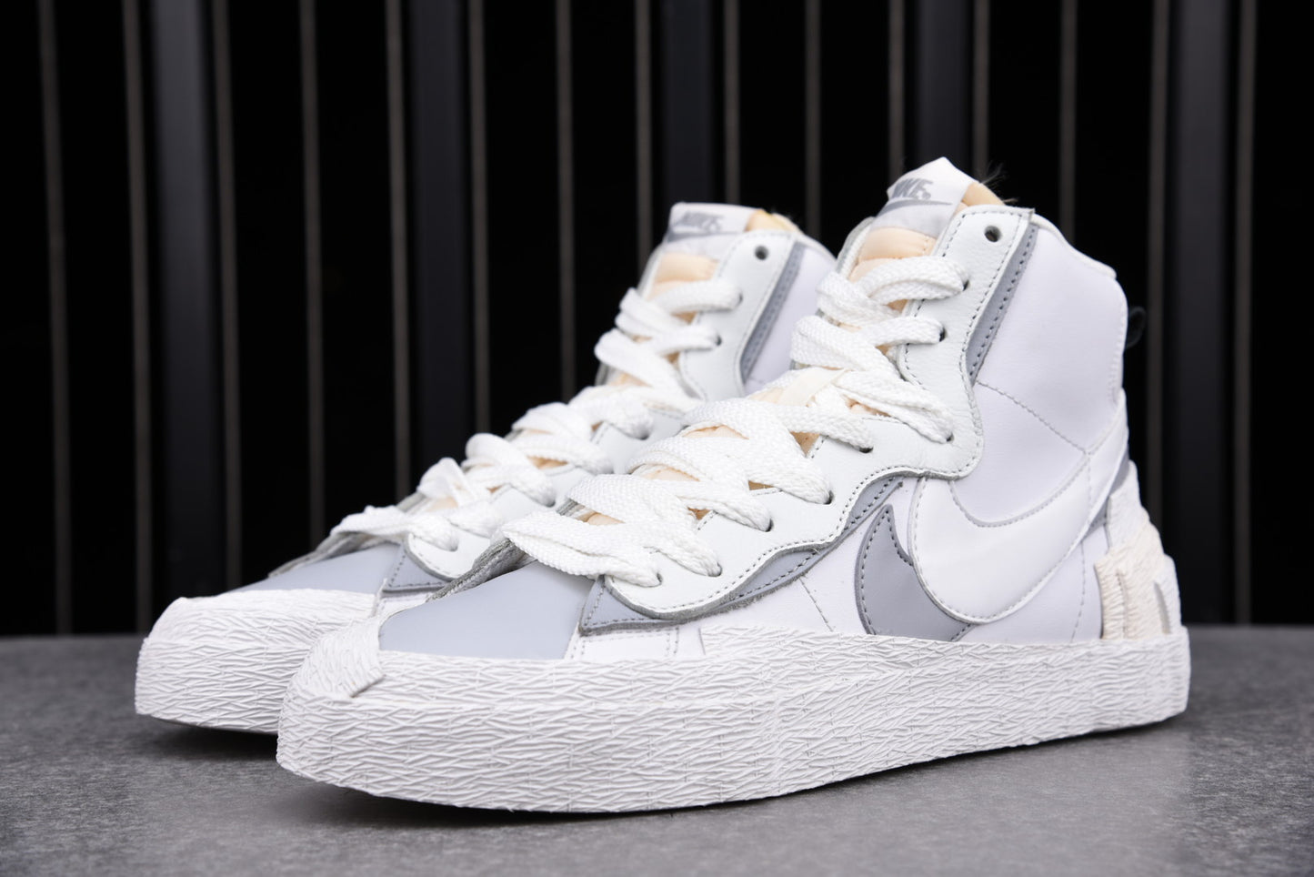 Sacai x Blzr Mid 'White Grey'