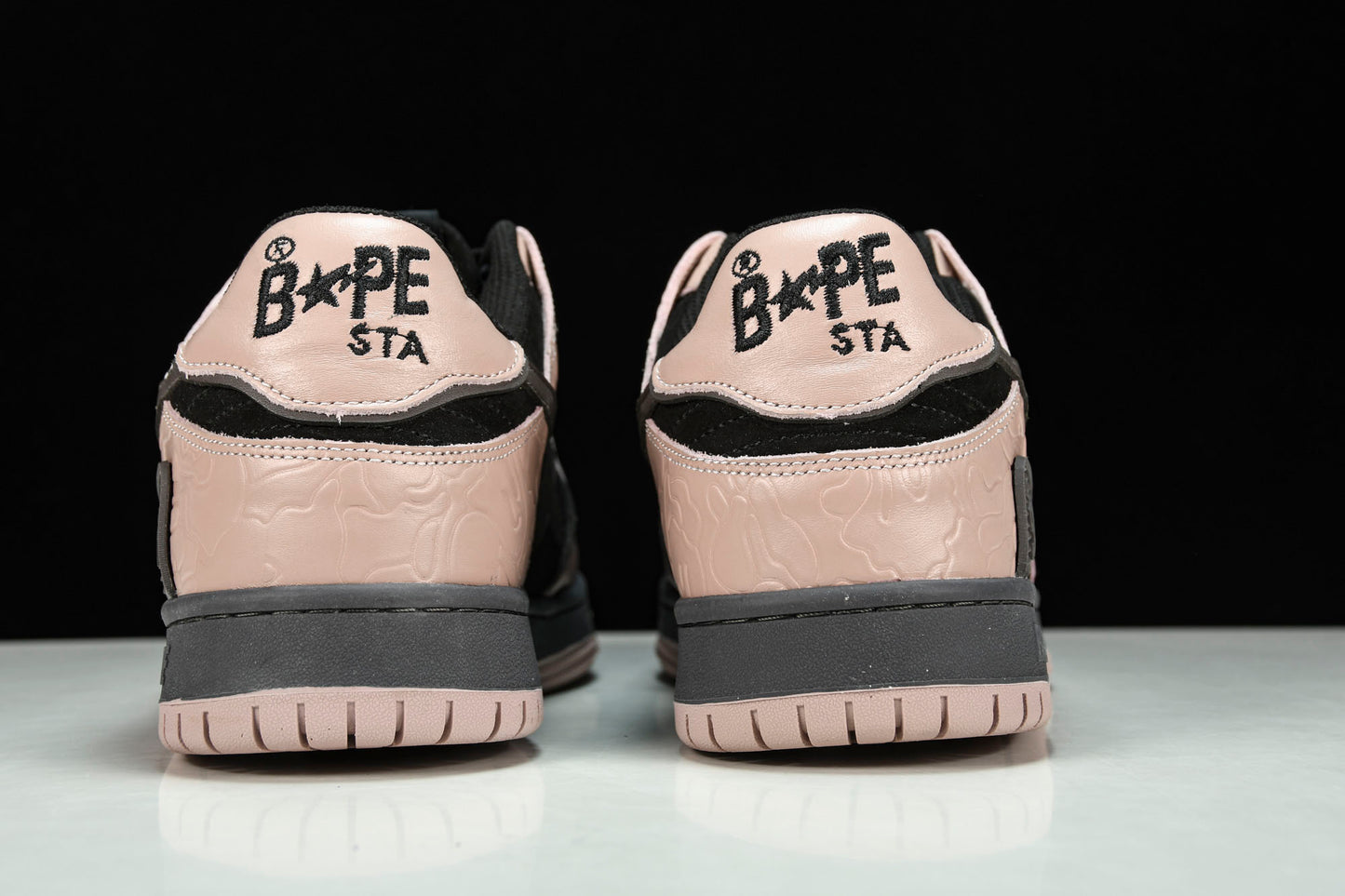 A Bathing Ape Bape SK8 Sta ‘Dirty Pink Black’