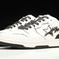 A Bathing Ape Bape SK8 Sta ‘White Silver’