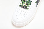 A Bathing Ape Bape Sta ‘White ABC Camo Green'