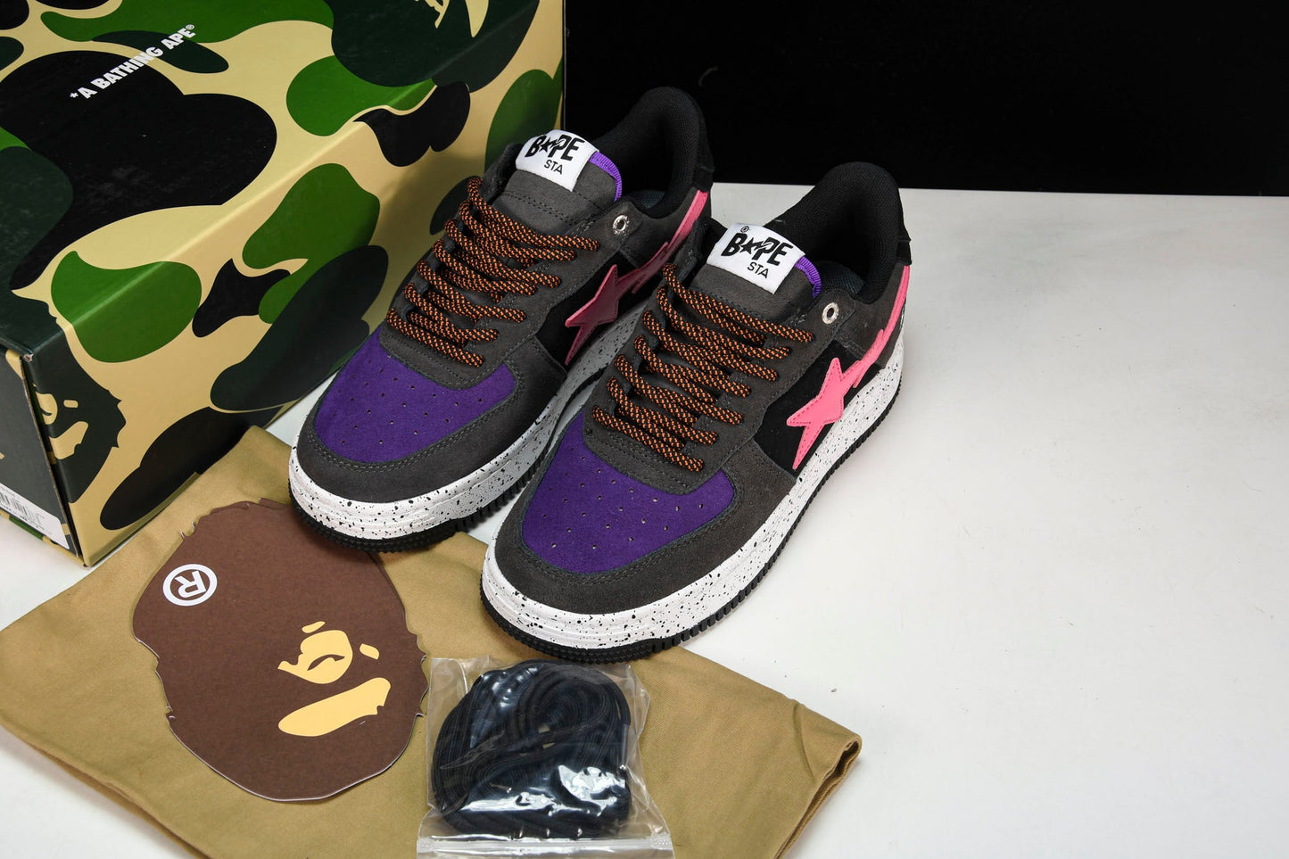 A Bathing Ape Bape Sta 'Black Pink'