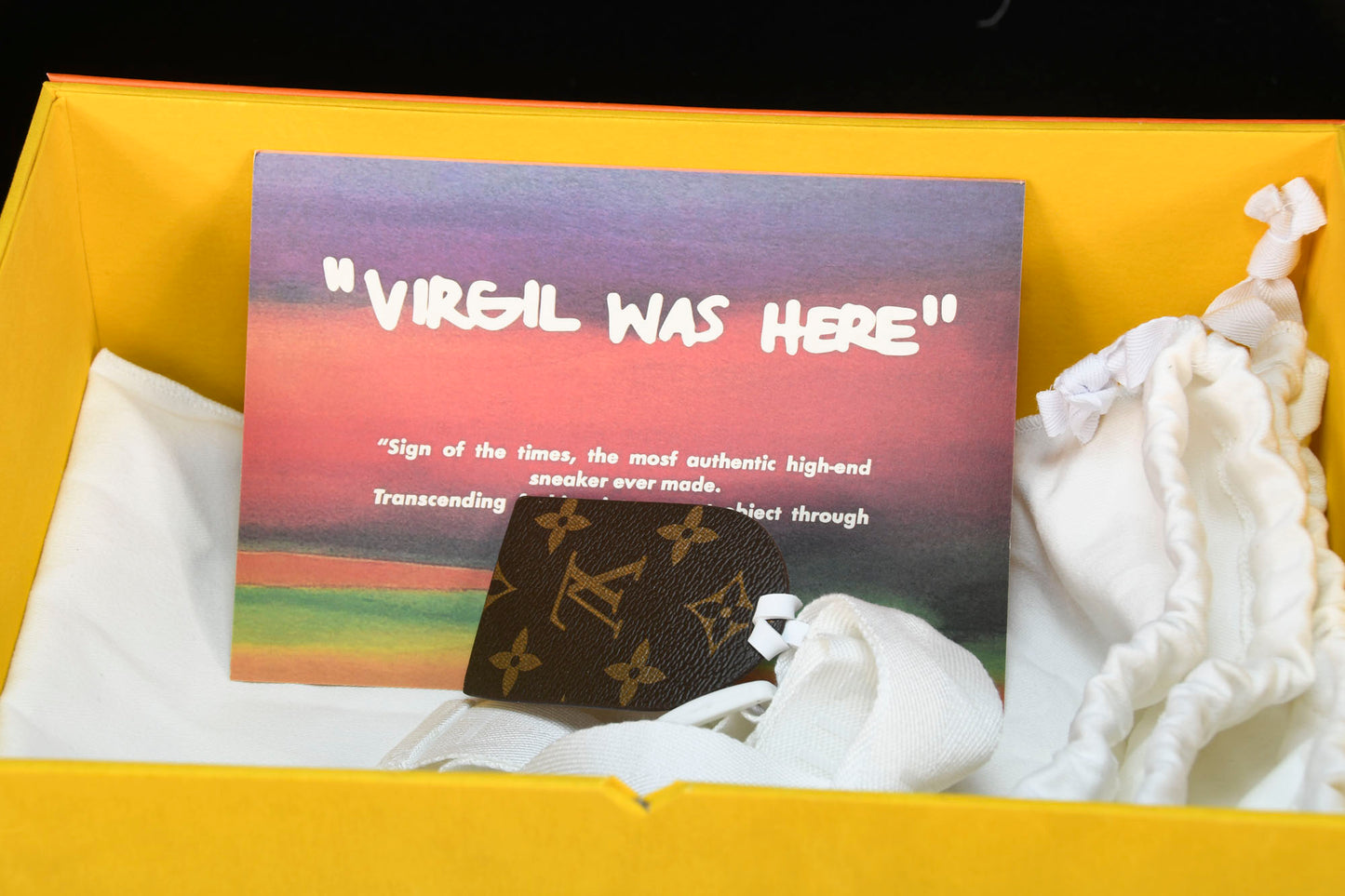 Louis Vuittоп x AF1 by Virgil Abloh 'Yellow' (With Special Case)