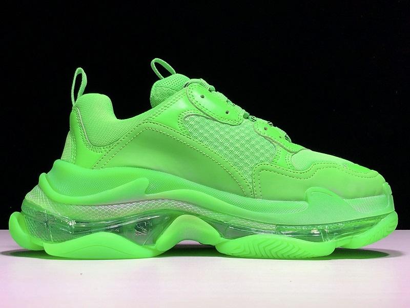 Triple S Sneaker "Fluo Green"
