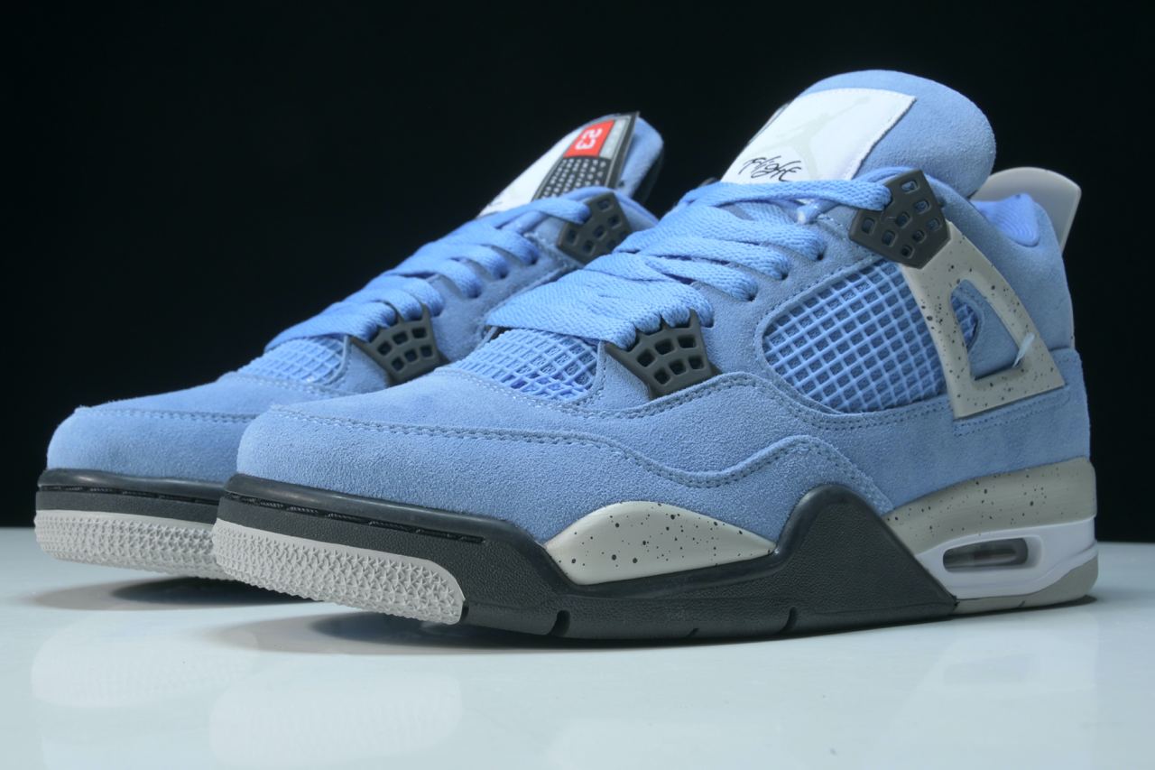 university blue jordan 4 foot locker